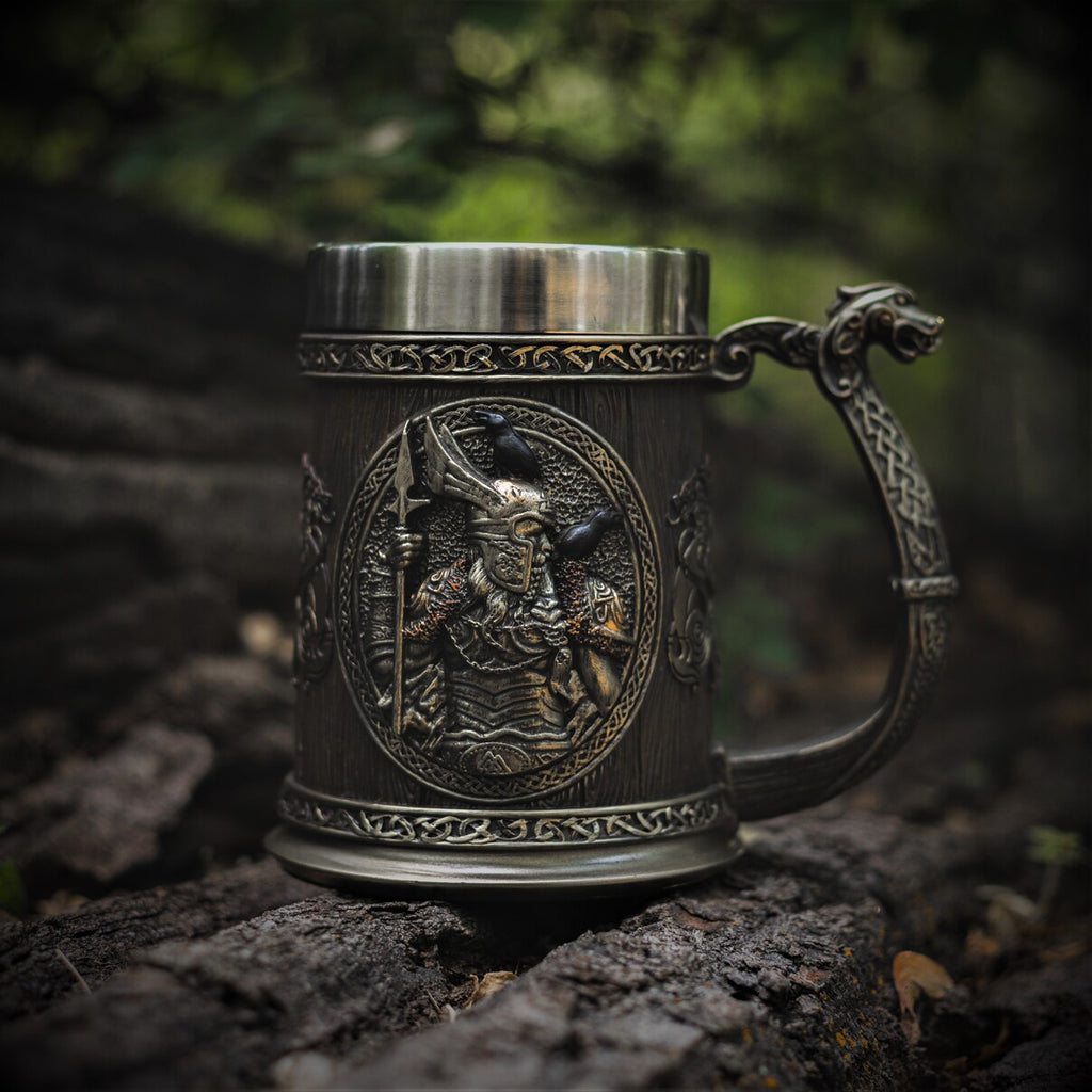 Viking Odin Drinking Mug