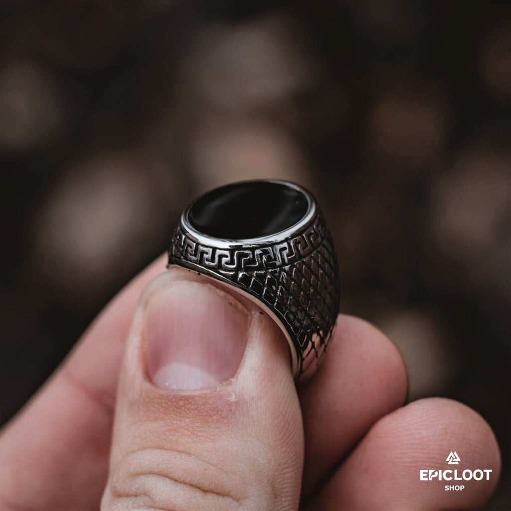 Decorative Nordic Stainless steel Ring