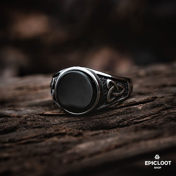 Celtic Trinity Knot Stainless Steel Ring - Viking Ring | Epic Loot Shop
