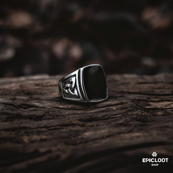 Stainless Steel Celtic Trinity knot Ring - Viking Rings For Men | Epic Loot Shop