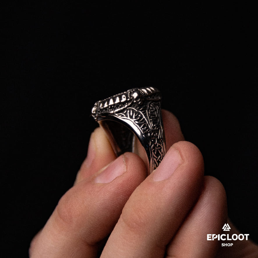 Norse Symbol The helm of awe Ring