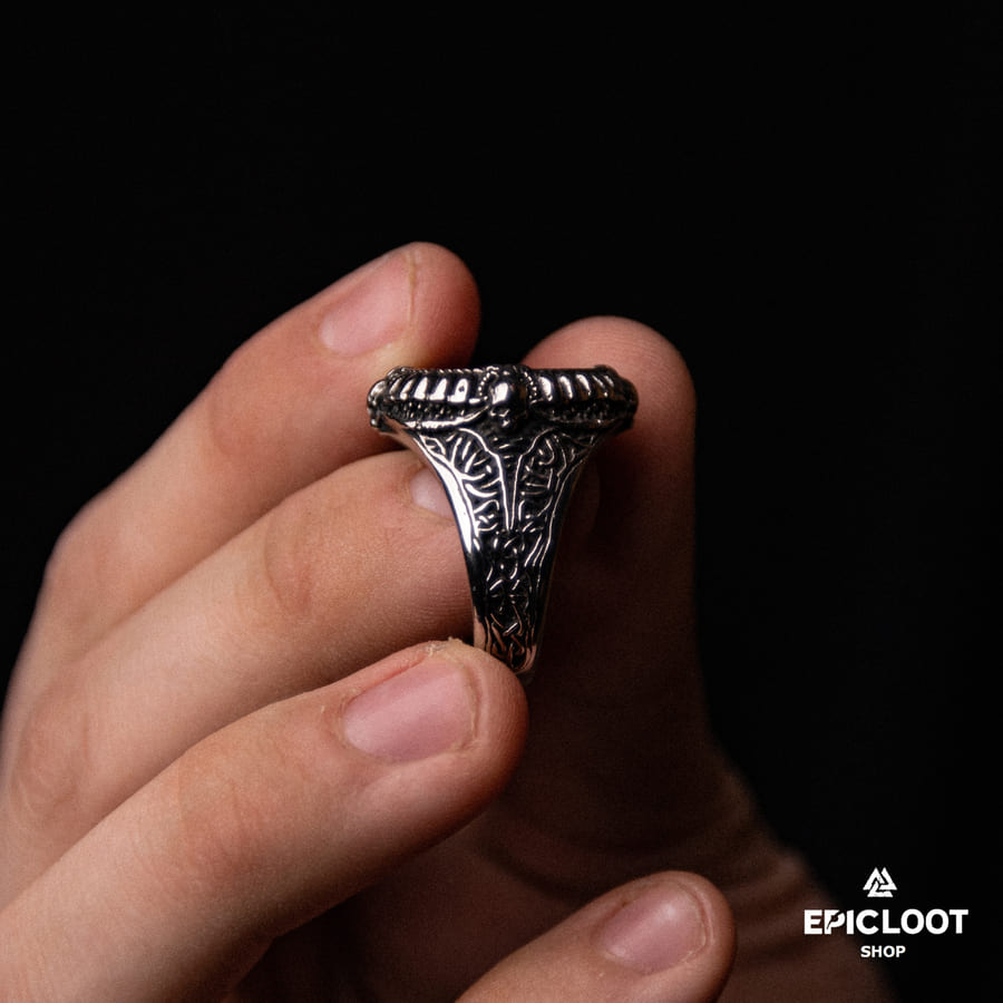 Norse Symbol The helm of awe Ring