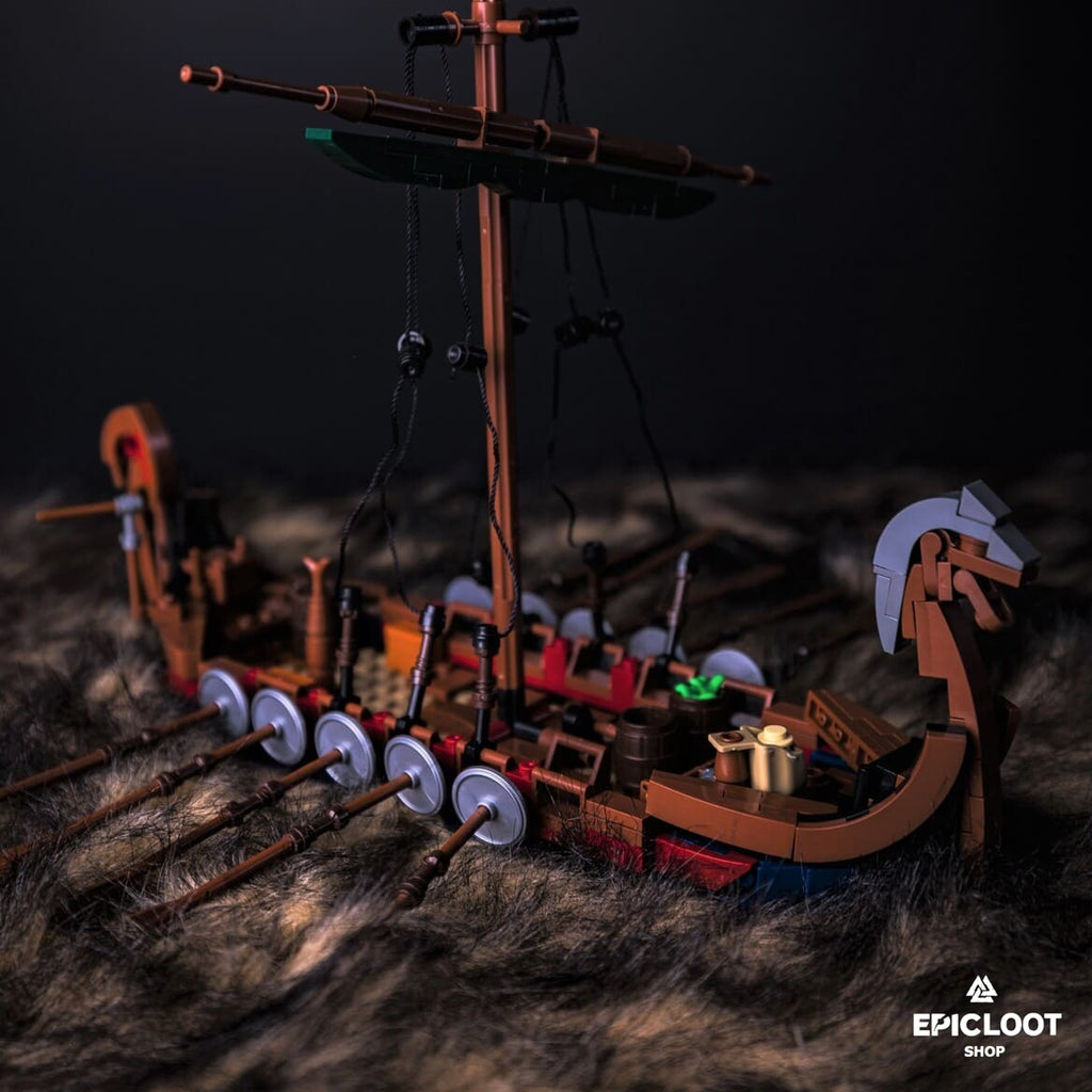 Drakkar Longship Model Building Kit - A Journey into Viking History