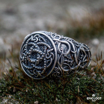 925 silver Jormungandr Symbol Urnes Style