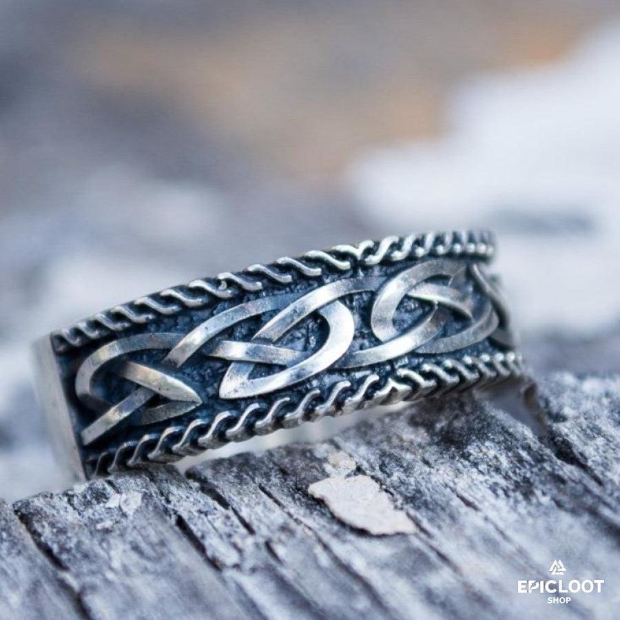 925 silver Norse Ornament Viking Ring