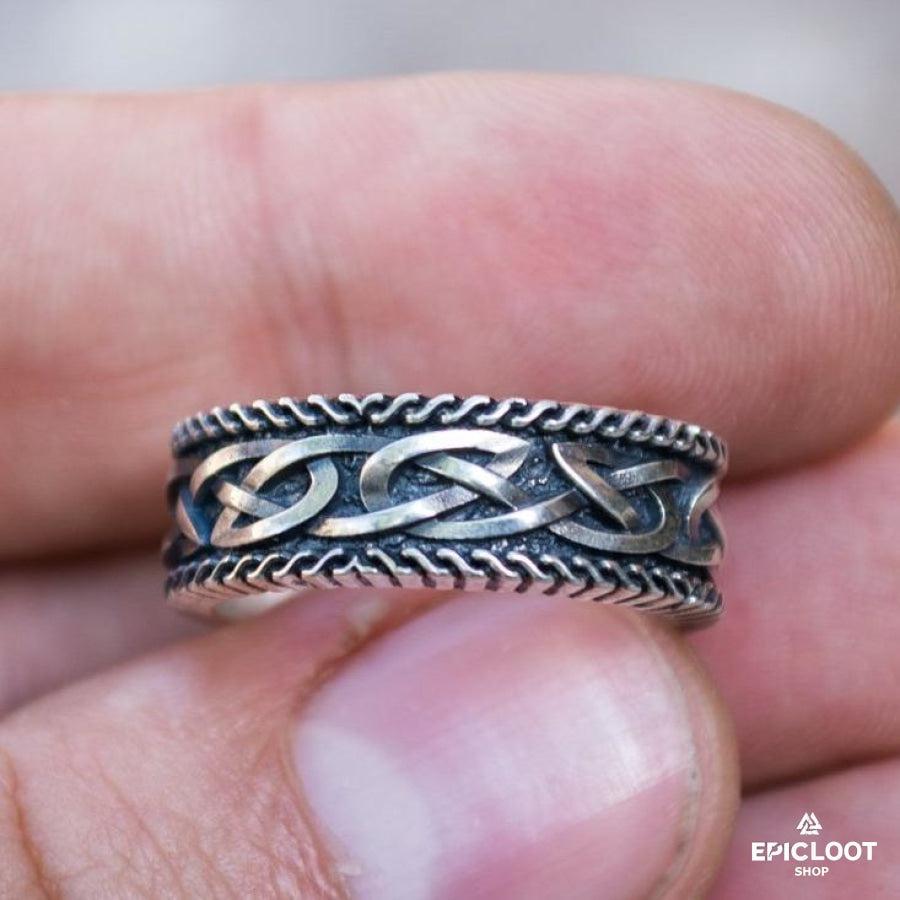 925 silver Norse Ornament Viking Ring