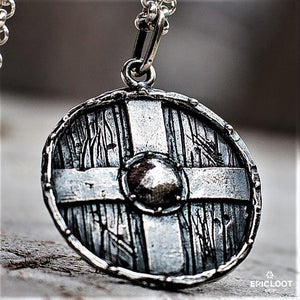 925 Silver Rollo's Shield Pendant