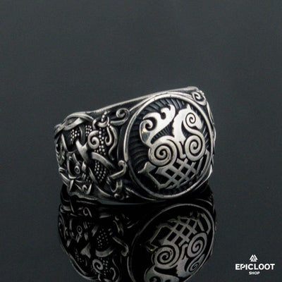 Anello Sleipnir in Argento 925 - Design Mammen