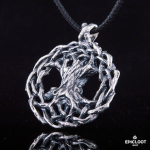 925 Silver Yggdrasil  Pendant Viking
