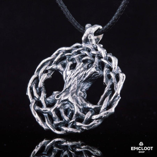 Stříbrný přívěsek Yggdrasil 925 Viking