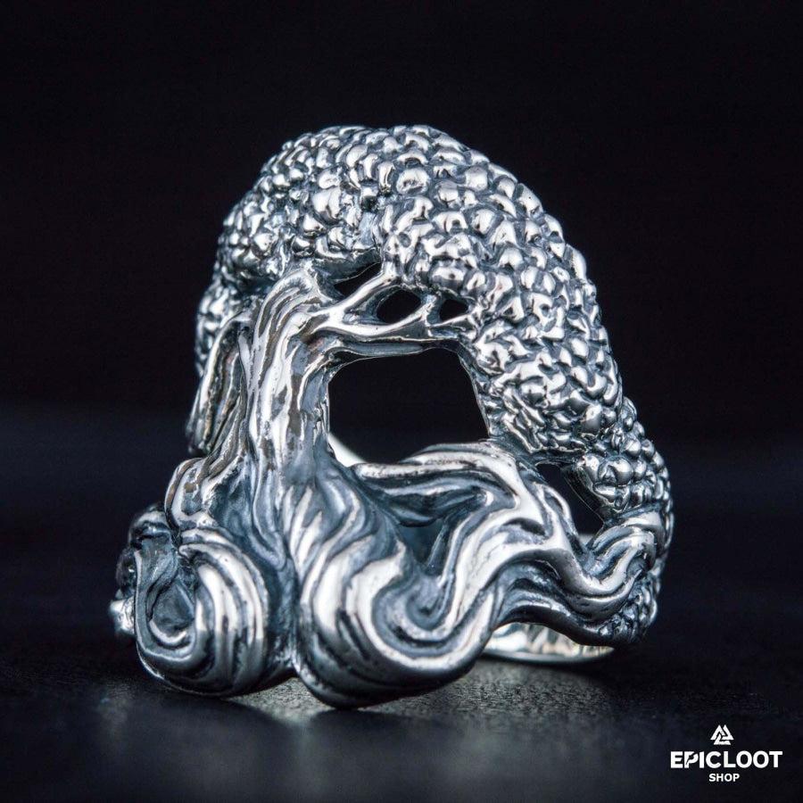 925 silver Yggdrasil Ring