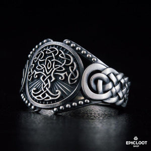 925 silver Yggdrasil Symbol Viking Style