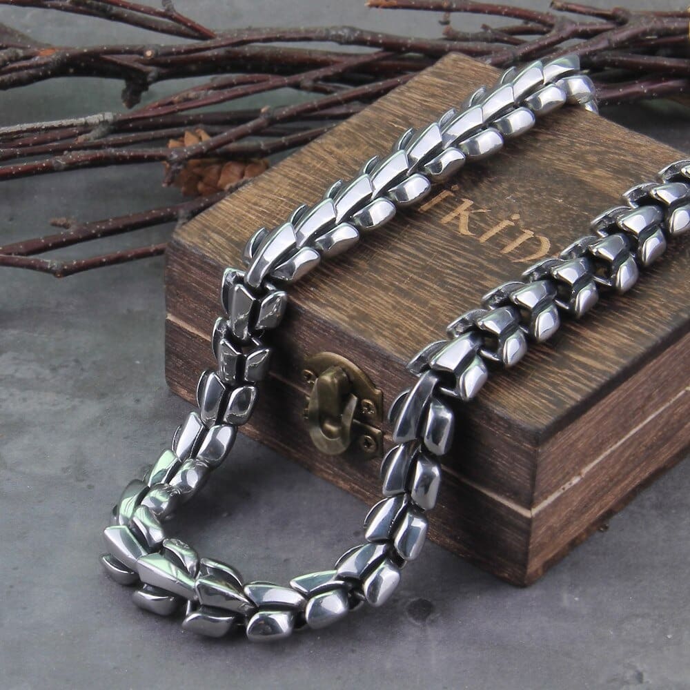 Midgard Serpent Jormungandr necklace