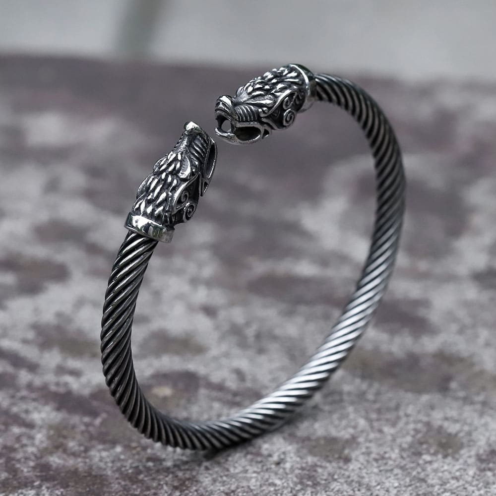 Nordic Dragon Viking Bracelet