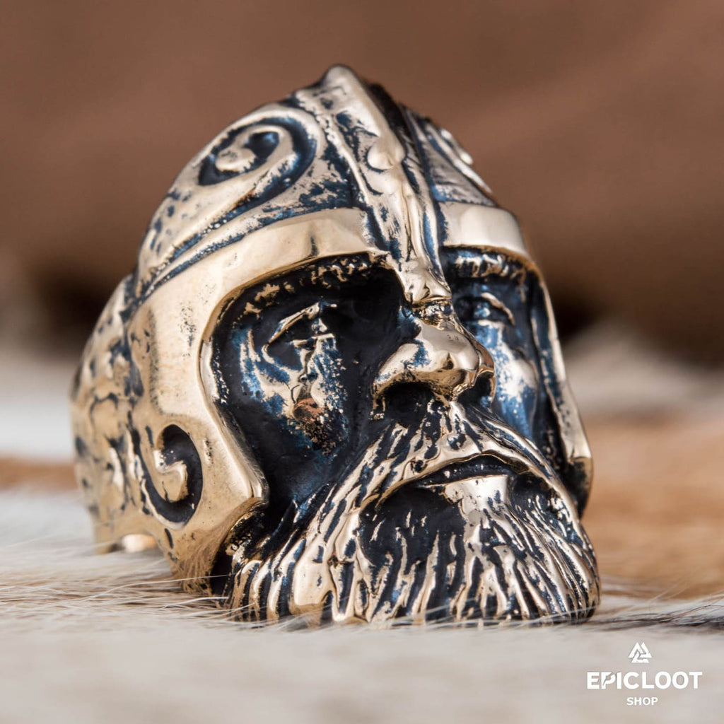 Viking Ring Bronze Scandinavian Ring