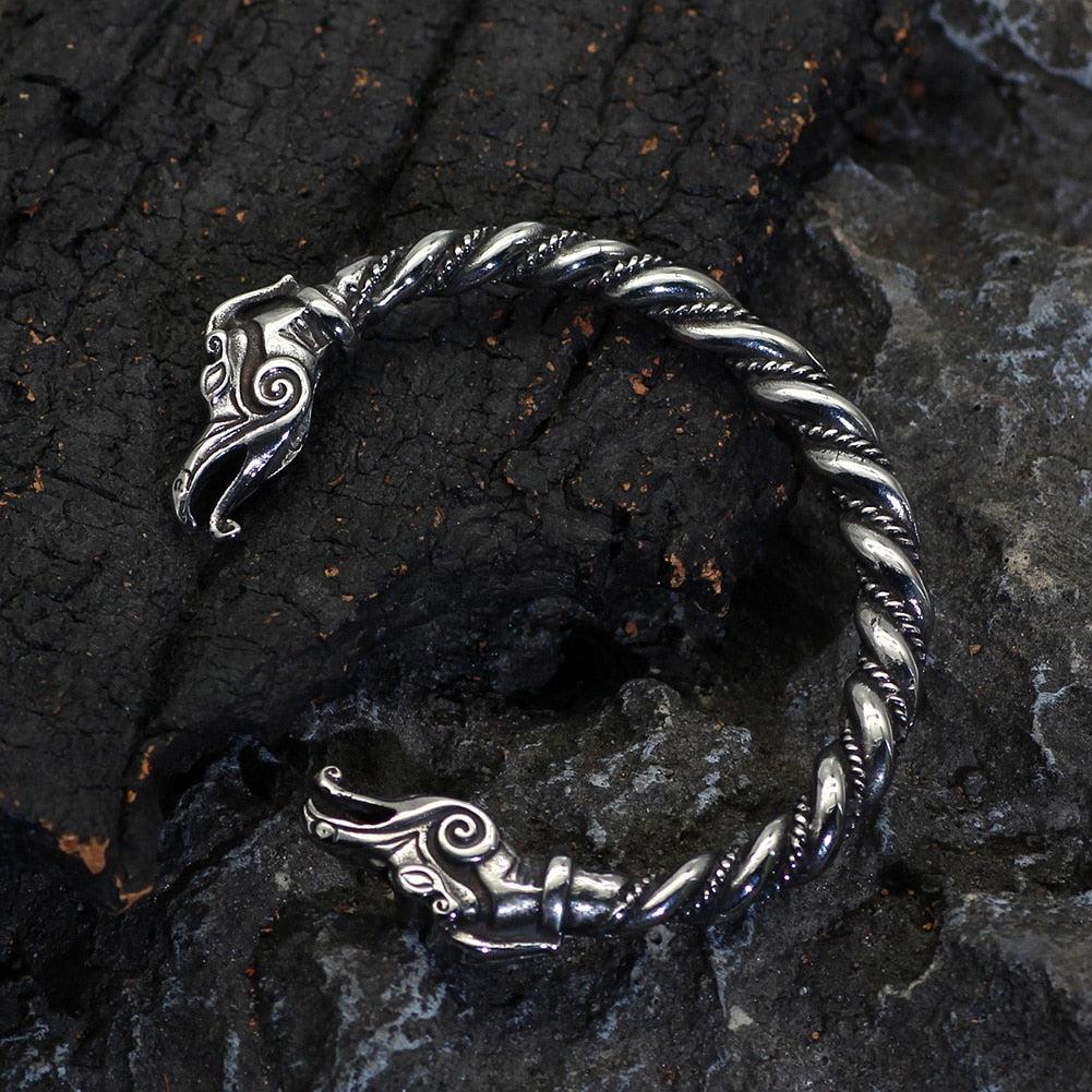 Nordic Viking Scandinavian Dragon Bracelet