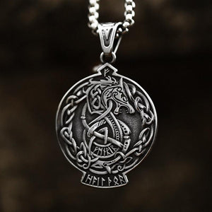 Fenrir wolf pendant