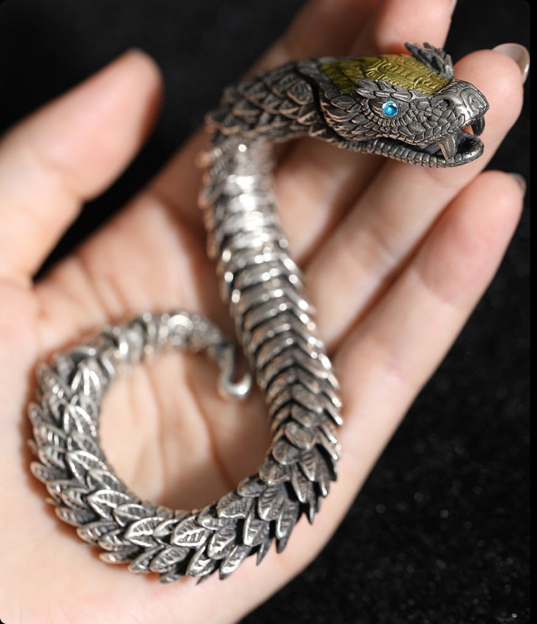 Handmade Jormungandr Snake Bracelet