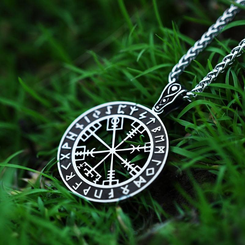 Runic Vegvisir Pendant