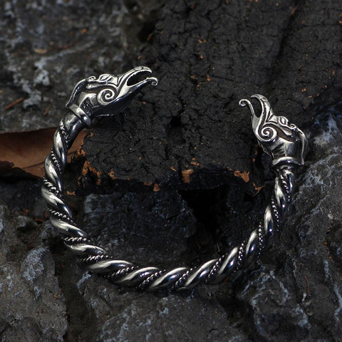 Nordic Viking Scandinavian Dragon Bracelet