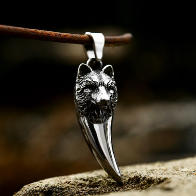 Wolf Tooth-Head Pendant