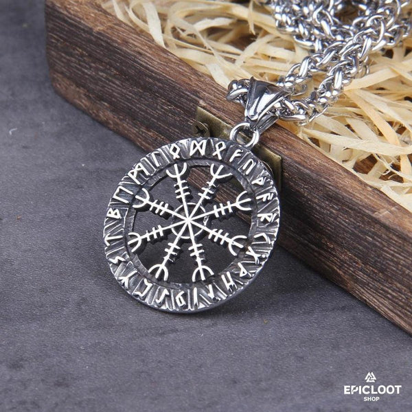 Aegishjalmur Helm Of Awe Necklace