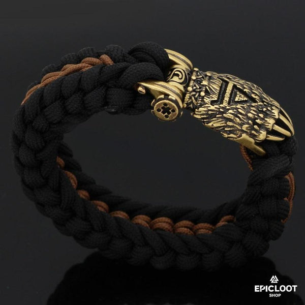 Paracord-Armband mit Bärenpfote