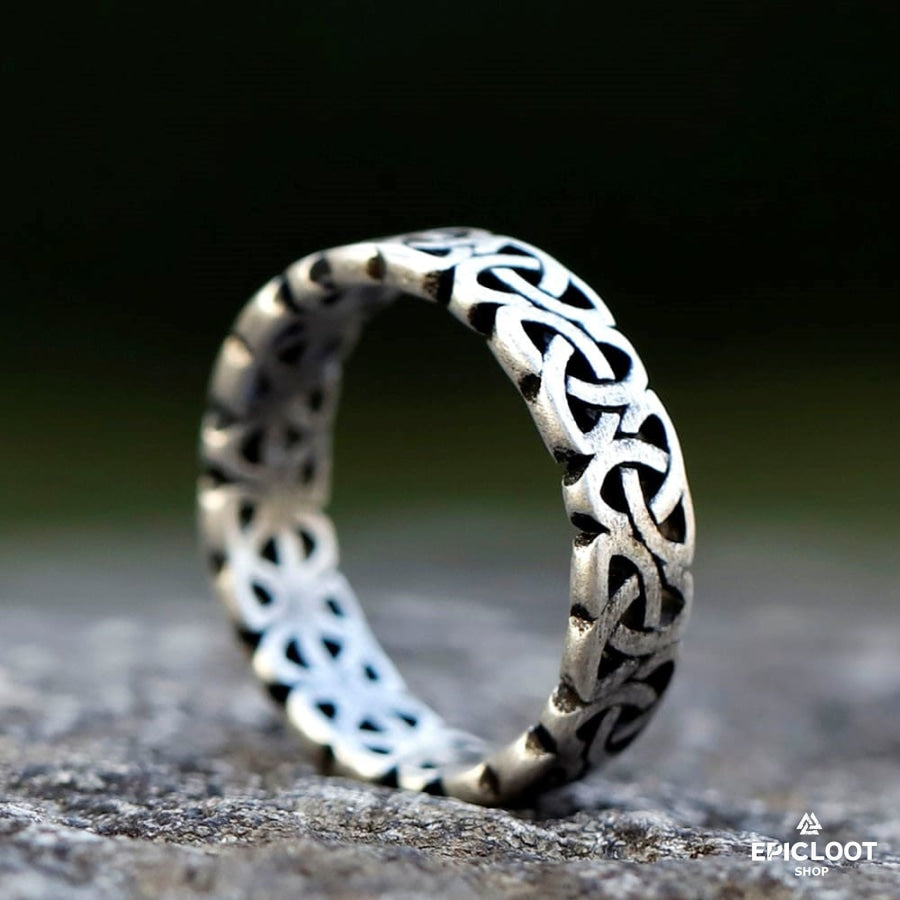 Celtic Trinity Knot Nordic Ring