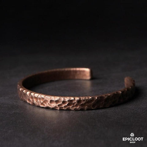 Forged Solid Copper Vintage Bracelet