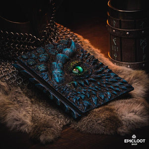 Níðhöggr Shadow Journal Book - Hand Painted