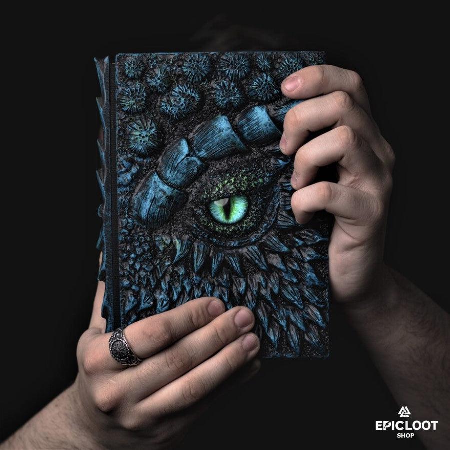 Glorious 3D Dragon Journal Book - Hand Painted