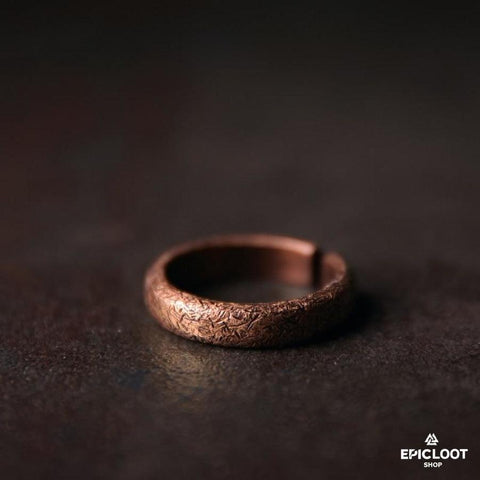 Handmade Solid Copper Vintage Ring