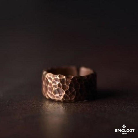 Handmade Solid Vintage Copper Ring