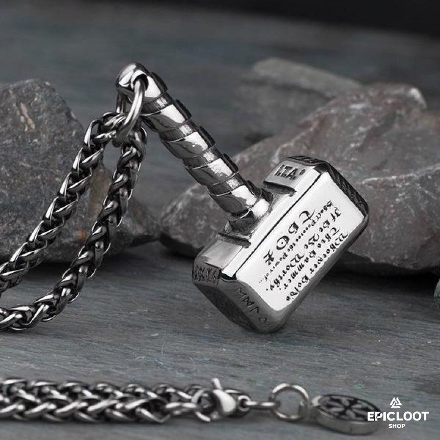 Massive Thor's Hammer Necklace