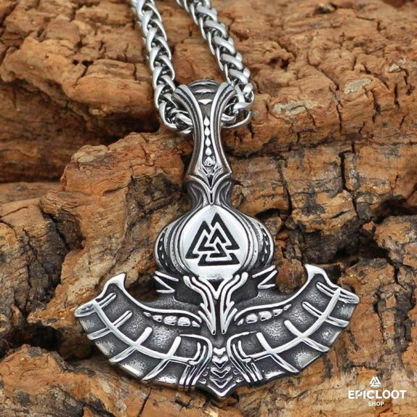 Mjolnir Valknut Neckalce – Epic Loot Shop