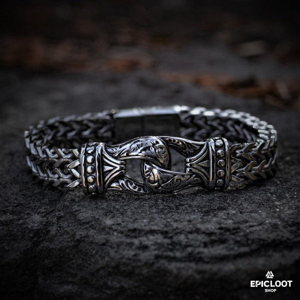 Herrenarmband "Niemals aufgeben"