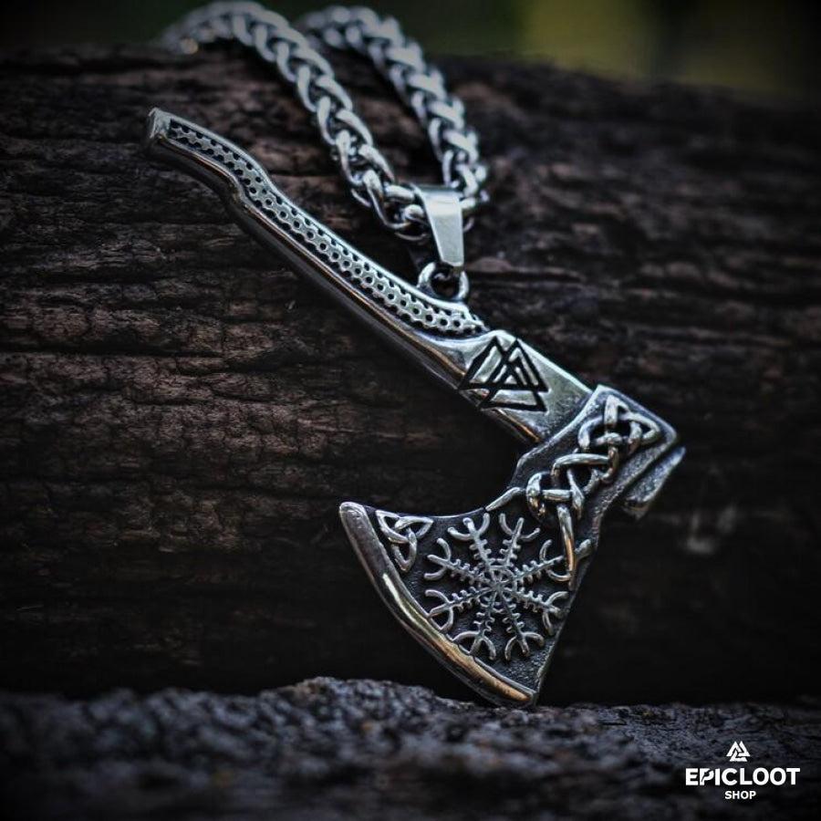 Nordic Viking Axe Necklace