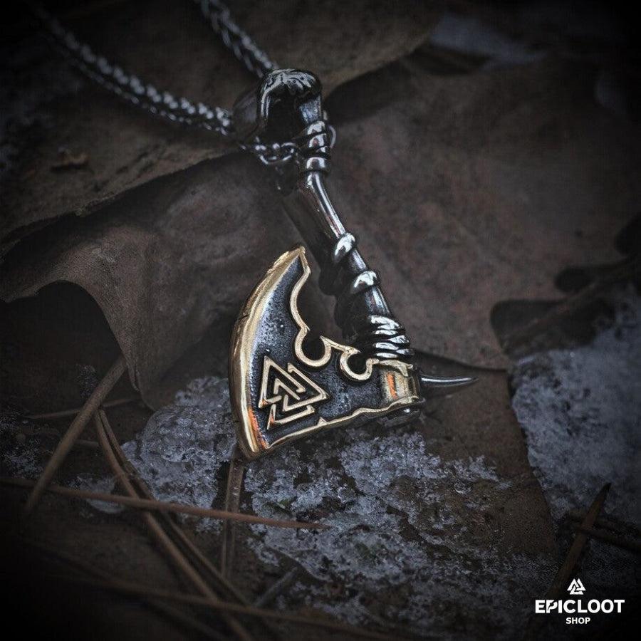 Nordic Vikings Axe Necklace