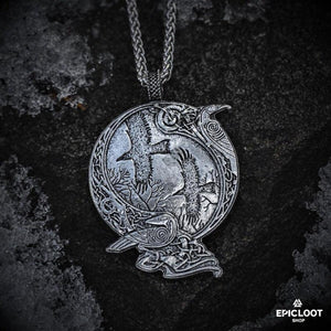Pendente dei Corvi di Odino - Collana