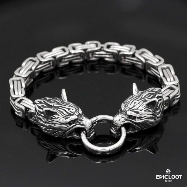 Odin's Wölfe Massives Armband