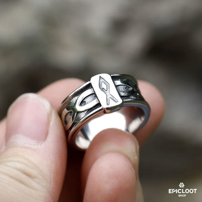 Othala Rune Viking Ring