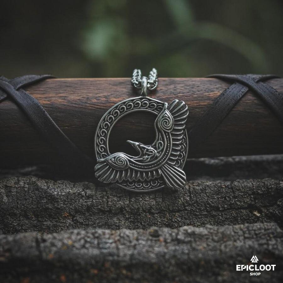 The guarding Raven Necklace