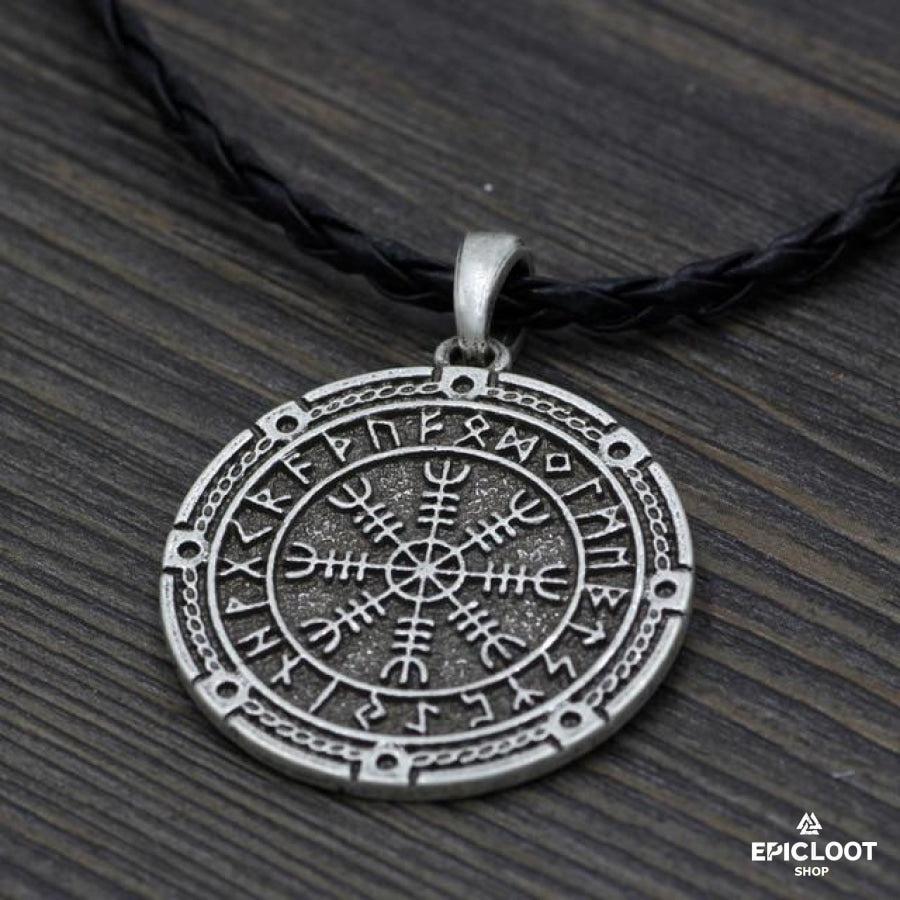 The Helm of Awe Runic Necklace