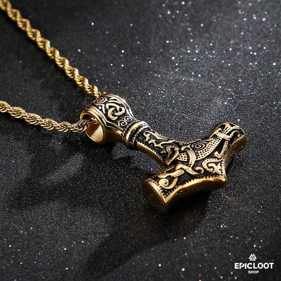 Thor's Hammer Pendant Necklace