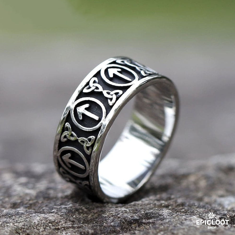 Tiwaz Rune Nordic Ring