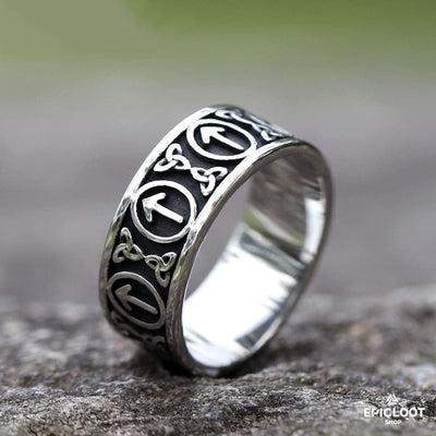 Tiwaz Rune Nordic Ring