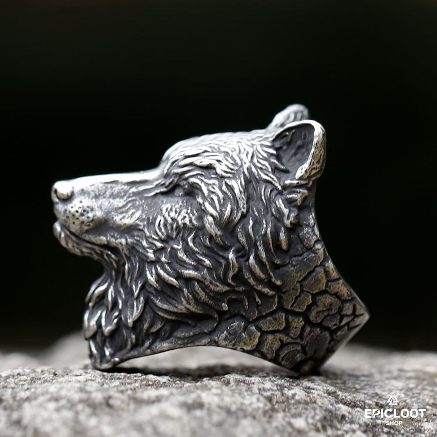 Viking Wolf Ring